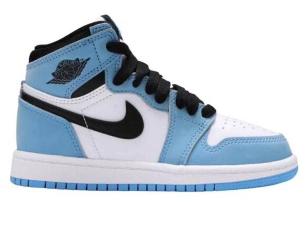 NIKE Air Jordan 1 Retro High 'University Blue' Sneakers Toddler's Size 10C